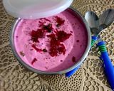 A picture of step 3 of Beetroot Raita.