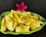 A picture of step 7 of Ripe Jackfruit Chaat(Jackfruit Plate).