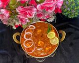 A picture of step 8 of Kadai Paneer Masala.