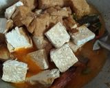 Foto langkah ke 4 dari resep Ikan cucut larak + tahu tempe kuah santan lombok ijo.
