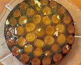 A picture of step 11 of Upside down caramelised banana cake.