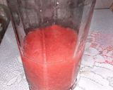 A picture of step 2 of Strawberry Fizz 🍓.