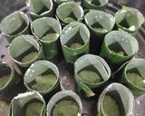 Foto langkah ke 5 dari resep Kue Putu Pandan tanpa Bambu.