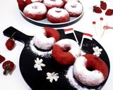 Foto langkah ke 7 dari resep Donat Merah Putih.
