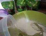 Foto langkah ke 3 dari resep Pancake Matcha.