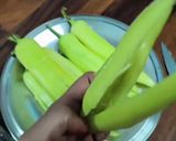 A picture of step 1 of Crispy Eggplant Fries | Baingan Phula Bhaja | Eggplant Flower Fry.