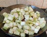 A picture of step 6 of Roasted Green Eggplant Mash or Hare Baingan ka Bharta.