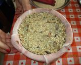 Foto del passaggio 16 della ricetta Timballo di riso al prosciutto cotto e funghi