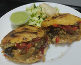 Foto del paso 14 de la receta: Arepas🥙rellenas con salteado de berenjenas y pimientos tatemados🍆🫑🧅