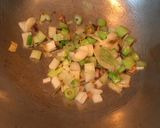 A picture of step 2 of Spring Onion Soup.