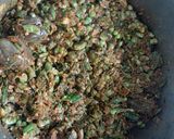 A picture of step 6 of Undhiyu.