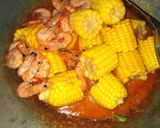 Foto langkah ke 4 dari resep Udang jagung pedas asam manis saus padang.