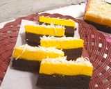 Foto langkah ke 9 dari resep 264. Bolu Coklat Lapis Topping Double Cheese.