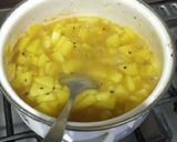 A picture of step 4 of Aloo ki Tarkari.