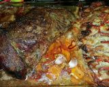Foto del paso 6 de la receta: Colita de cuadril rellena sobre vegetales
