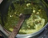 A picture of step 8 of Palak Paneer.