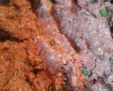 A picture of step 3 of Jalapeño Meatballs Mashed Potatoes and Jalapeño Gravy.