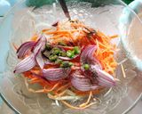 A picture of step 3 of #Mommas recipes Breadfruit and dry salted fish curry #mo.