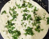 A picture of step 4 of Hara dhania tawa naan.