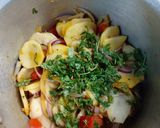 A picture of step 2 of Potato veg.