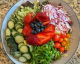 A picture of step 2 of Mixed Vegetable Salad.
