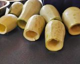 A picture of step 5 of Stuffed Zucchini (Low Carb, Vegetarian/Vegan Option also).