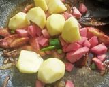 A picture of step 4 of Vegetable Biryani.