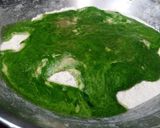 A picture of step 2 of Palak wali Roti.