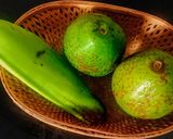 A picture of step 4 of Plantain Baskets Topped with Guacamole & Chicken Tikka.