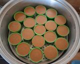 Foto langkah ke 4 dari resep Talam Pandan Gula Kelapa Fiber Creme.