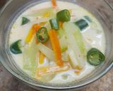 Foto langkah ke 8 dari resep Sayur labu siam dan wortel.