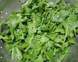 A picture of step 1 of Palak(spinach) paneer.