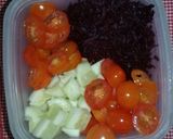 Foto del paso 1 de la receta: Ensalada mixta tomate, pepino y remolacha🤗🍅
