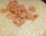 A picture of step 2 of Pistachio and smoked salmon risotto.