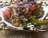 मोड आलेल्या मुगाची भेळ (mod alelya moongachi bhel recipe in marathi) रेसिपी स्टेप 5 फोटो 