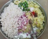 A picture of step 2 of Poha Cutlets.