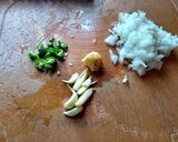 A picture of step 1 of Palak Vada.