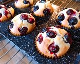 Hình bước làm 5 của món 💚 Bánh Cupcake Việt Quất Nhân Sô Cô La (Vegetarian)