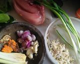 Foto langkah ke 1 dari resep Soto simpel tanpa bumbu uleg seger & cocok untuk balita.