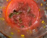 A picture of step 4 of Strawberry pomegranate mocktail.