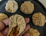 A picture of step 5 of Vegetable Wheat Momos.