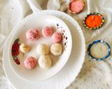 A picture of step 4 of Coconut Gulkand Dry Fruit LADDU (No cook Recipe).