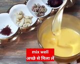 A picture of step 1 of Almond Custard Shake.