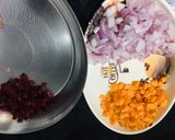 A picture of step 2 of Delicious oats uttapam.