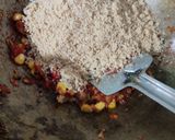 A picture of step 5 of Multigrain bread corn upma.