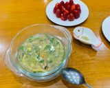 Hình bước làm 14 của món SÚP TÔM chả cua~ cho ngày se lạnh