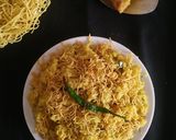 A picture of step 4 of Sev khamani.