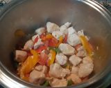 Foto del paso 3 de la receta: Pechuga de pollo al curry con verduras