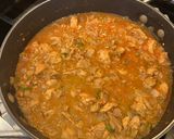 A picture of step 4 of Chicken Vindaloo.
