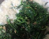 Foto langkah ke 4 dari resep Pucuk daun singkong kuah Susu#HariGiziNasional2019.